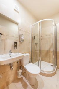 Kúpeľňa v ubytovaní Hotel Plumlov