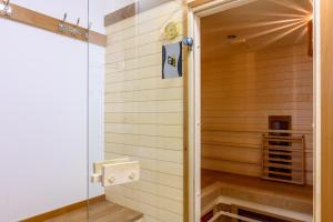 Koupelna v ubytování Gîte La Ramée