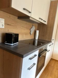 Köök või kööginurk majutusasutuses Ferienwohnung Bärenblick Achensee
