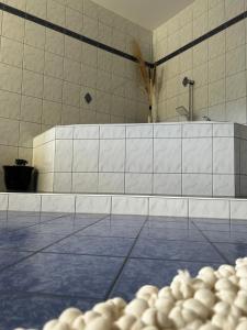 Vannituba majutusasutuses Ferienwohnung Bärenblick Achensee