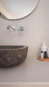 Koupelna v ubytování RIVER STONE Home