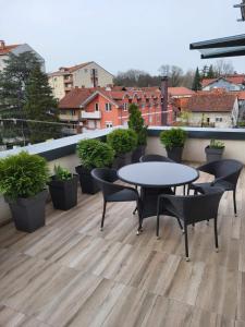 Balkón nebo terasa v ubytování Apartman Magija