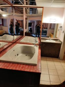 Koupelna v ubytování Travelers Lodge