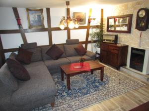 Posezení v ubytování Eifel Quartier Ferienhaus