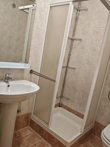 Koupelna v ubytování Apartman Vera