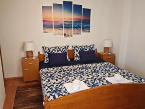 Postel nebo postele na pokoji v ubytování Apartman Vera
