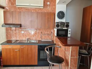 Kuchyň nebo kuchyňský kout v ubytování Apartman Vera