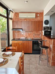 Kuchyň nebo kuchyňský kout v ubytování Apartman Vera