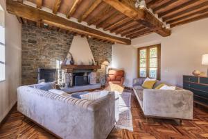 Posezení v ubytování Casa Bachella