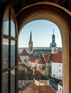 A general view of Kőszeg or a view of the city taken from Az apartmant