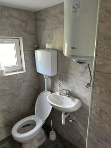 Koupelna v ubytování Rooms Enna