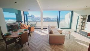 Prostor za sedenje u objektu Appartement vue sur mer