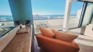 Prostor za sedenje u objektu Appartement vue sur mer