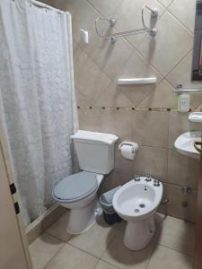 Um banheiro em Hostería Austral