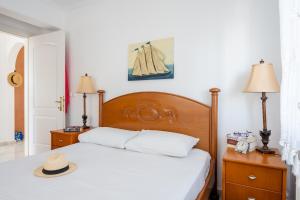 Postel nebo postele na pokoji v ubytování Villa di Μare