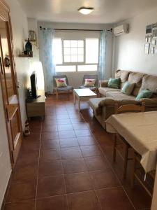 Posezení v ubytování Beachside retreat in Cabo de Gata Natural Park
