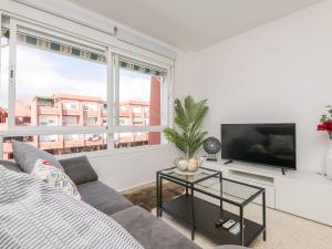 En sittgrupp på Camarote De Algetares 2 - Apartment In Algeciras Free Wifi
