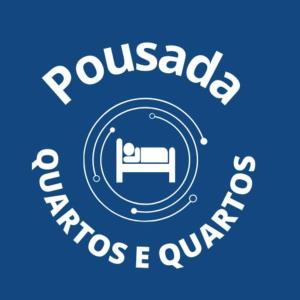 znak, który czyta rovads za granicą z łóżkiem w kręgu w obiekcie Pousada automática sem recepção 1 w mieście Uberlândia