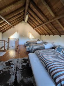 Postel nebo postele na pokoji v ubytování Cabañas Mapu Suyai