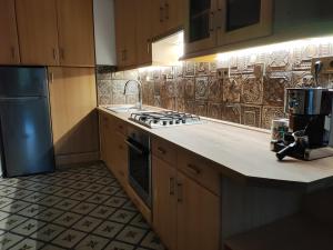 Kuchyň nebo kuchyňský kout v ubytování Júlia Apartman Kaposvár*** + 10 fotografií