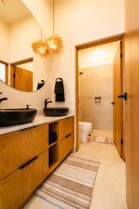 Postel nebo postele na pokoji v ubytování Casa Maca Bahía de Kino Penthouse Frente a la Playa