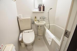 Vannituba majutusasutuses WONZ HOTEL 島之内道顿堀心斎橋難波エリア中心地 New Open Sale