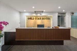 Vstupní hala nebo recepce v ubytování Gold Time Hotel Da Nang