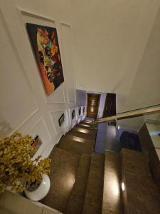 Posezení v ubytování ZeroPoint Apartments