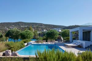 Swimmingpoolen hos eller tæt på H2O Art Beach Villa Crete