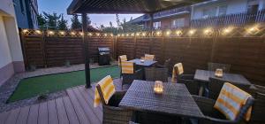 Patio nebo venkovní prostory v ubytování Przystań Władek