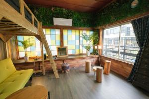 Posezení v ubytování Wonderlust Inn