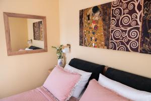 Postel nebo postele na pokoji v ubytování Nymfes Villas