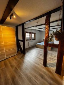 Katil atau katil-katil dalam bilik di Levis Loft Fritzlar-Ungedanken