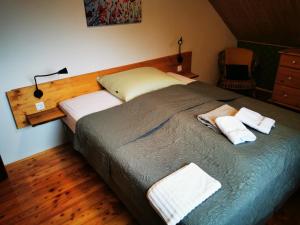 Postel nebo postele na pokoji v ubytování Haus Sonnblick + 7 fotografií