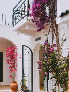 En balkon eller terrasse på Hotel Villa Margarit