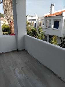 Balkón nebo terasa v ubytování Kriopigi Garden