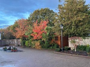 Сад в Amber Lodge Hickstead-A