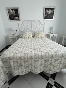 Katil atau katil-katil dalam bilik di Apartamento SOL
