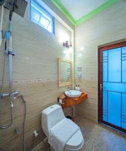 Koupelna v ubytování Biosphere Inn