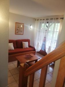 Część wypoczynkowa w obiekcie Appartement les chalets d estives