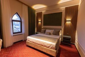 Dashli Gala Hotel Ganja客房内的一张或多张床位