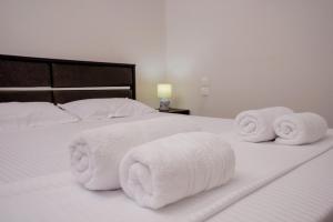 Postel nebo postele na pokoji v ubytování Golden Beach Apartment