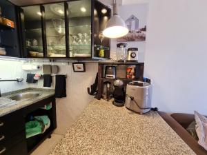 Dapur atau dapur kecil di Beach Addiction