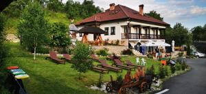 Zahrada ubytování Casa Grigorescu, Cerna, Vaideeni, Valcea