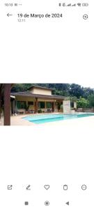 a screenshot of a webpage of a building at Sítio São João in Pedro Leopoldo