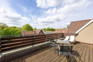 Balkón nebo terasa v ubytování Hotel de Boskar Houthalen