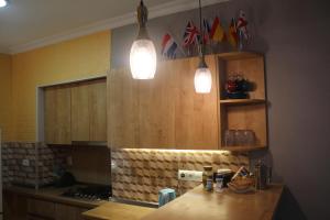 Köök või kööginurk majutusasutuses Guesthouse Levani