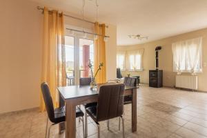 Χώρος καθιστικού στο Villa Veg