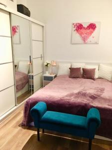 Posteľ alebo postele v izbe v ubytovaní Danube Residence