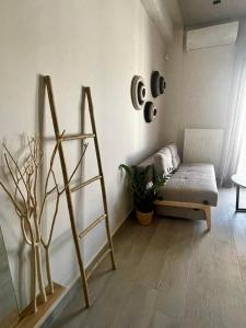 Postel nebo postele na pokoji v ubytování Αura Luxury Apartments